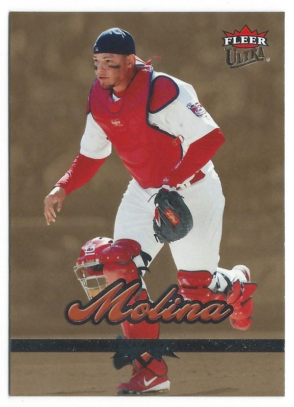 2006 Ultra Gold Medallion #41 Yadier Molina Baseball Card - St. Louis Cardinals