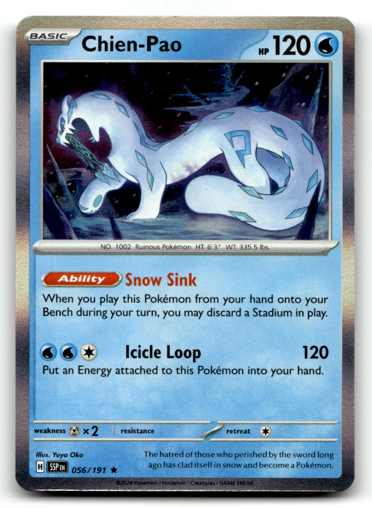Chien-Pao 056/191 Holo Rare SV08: Surging Sparks LP