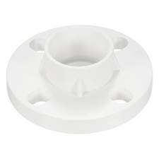 50mm PVC Pipe Fitting 1.5 Inch Flange Pipe Coupling Connector White