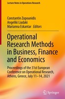 Operational Research Methods In Business, Finance And Economics Constantin Zopou
