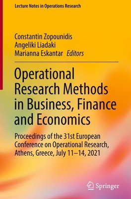 Operational Research Methods in Business, Finance and Economics Constantin Zopou