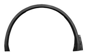 Bandeau d'aile avant gauche pour Tiguan R-Line 2016-2023 en ABS noir