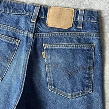 90s Levi  s 517 Denim Pants Made in USA 1995 Vintage Bootcut Jeans Orange Tab