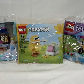 LEGO Disney 30551 Cinderella, Creator 30690 Egg Chick, Friends 30398 Bridge