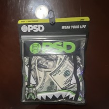 PSD Core Standard Micro-Mesh Boxer Brief Stretch Money Print Breathable Size L