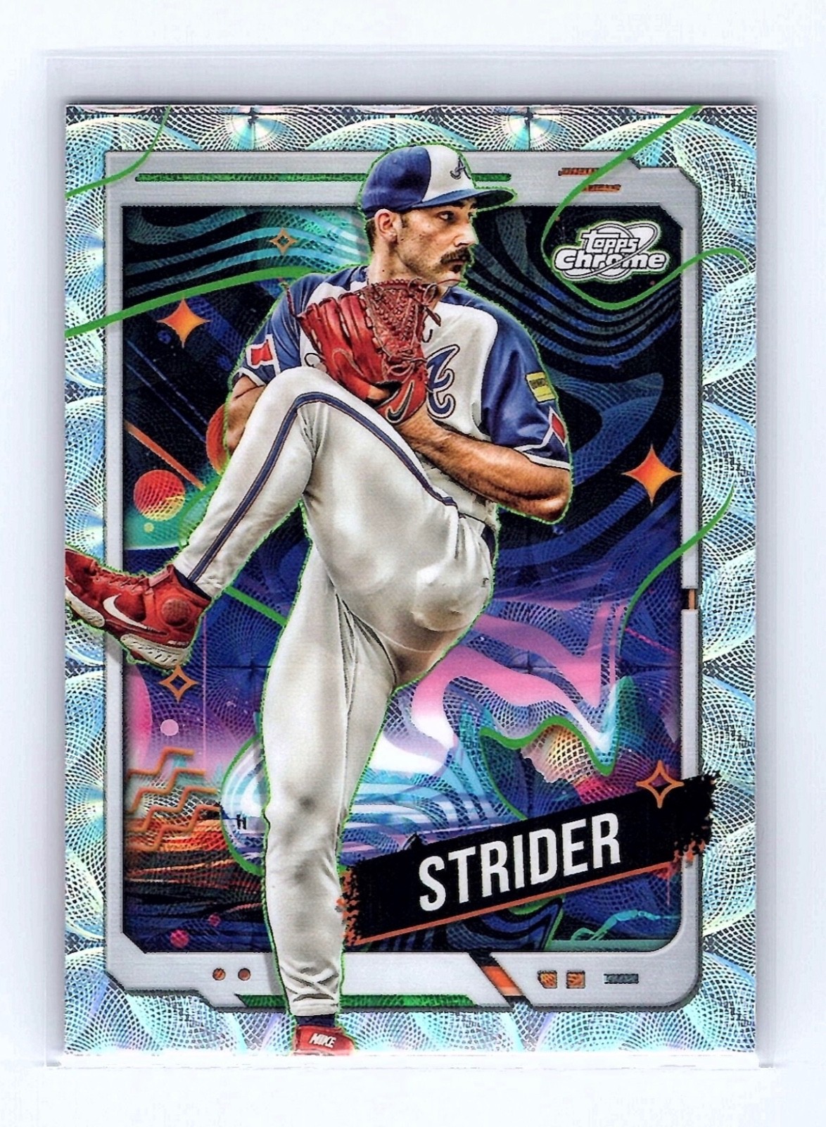 2024 Topps Chrome Cosmic #51 Spencer Strider Nucleus Refractors Atlanta Braves