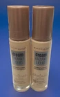 Maybelline Dream Radiant Liquid Hydrating Foundation 02 Fair Porcelain Lot Of 2
