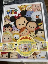 Disney Tsum Tsum Collectors Tin Includes Guide, Activity Books, Stickers NIP
