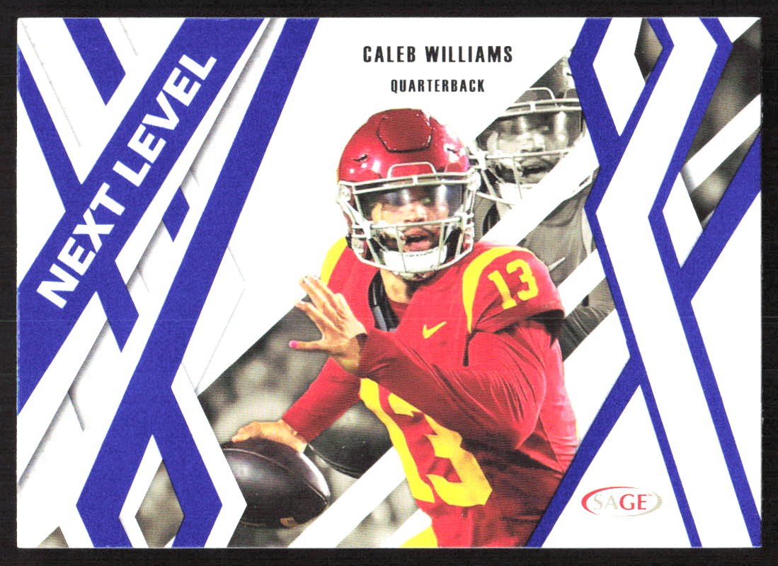 8269G 2024 SAGE HIT #98 Caleb Williams Purple