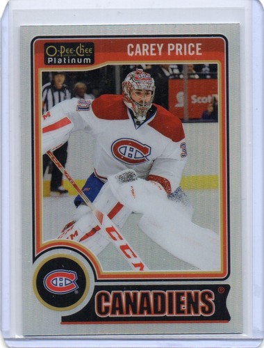 Carey Price #76 2014 O-Pee-Chee Platinum card