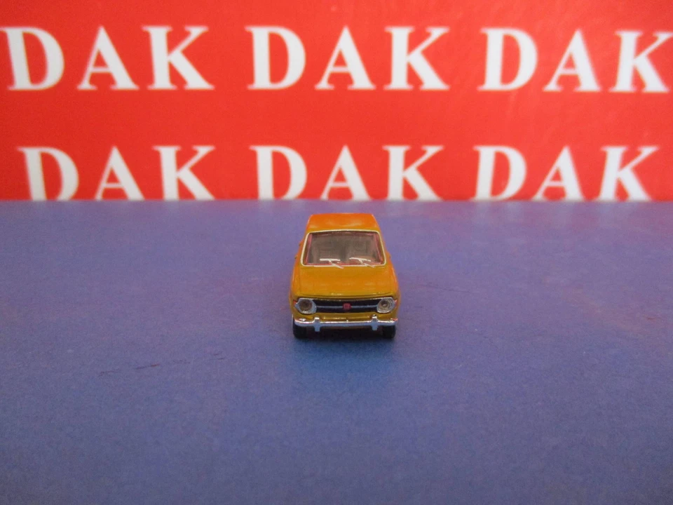 1/87 Modellino Auto Fiat 128 Giallo Miele 1969 by Brekina - Immagine 3 di 4