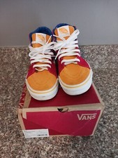 Vans Sk8 Hi Color Block Suede Primary Color High Top Kids Size 5