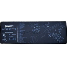 Ruger 10/22 Long Cleaning Bench Mat 12''x36'' Sealed Edge 3mm Thickness