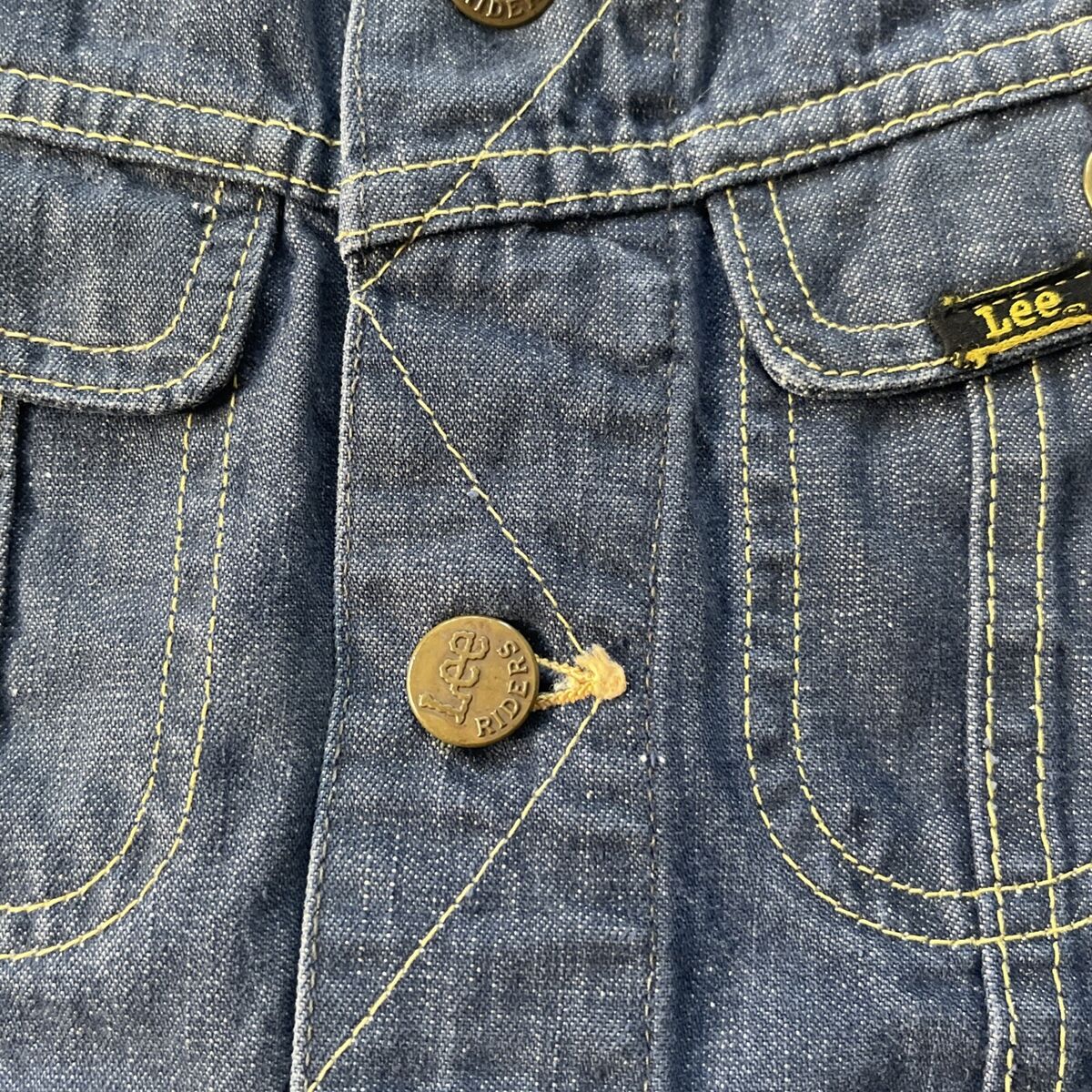 Lee Riders Denim Jacket Size 14 (109-JY) Sanforized 70s USA Lee Riders Denim Jacket Size 14 (109-JY) Sanforized 70s USA