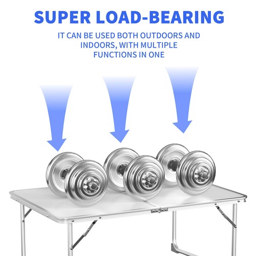 Klappbarer Camping Tisch klappbar Campingtisch Klapptisch Falttisch Gartentisch - Bild 48 von 52