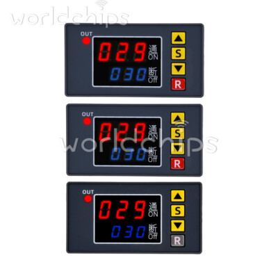 T3231 Programmable Digital Time Delay Relay Dual Display Timer Control Switch