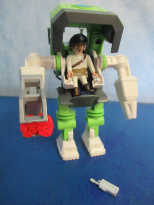 6693 Cleano Robot + Holzbein Figur  Space Future Planet 5149 Playmobil 2263
