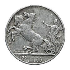 [NC] FALSO D'EPOCA - VITTORIO EMANUELE III - 10 LIRE 1930 - 7,1 gr (nc138c)