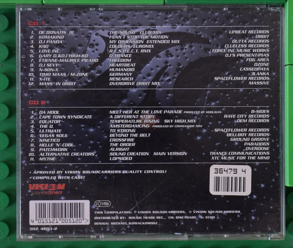 Various - Rave Now! 2 - Vision Soundcarriers - 2 CD Compilation - Bild 2 von 4