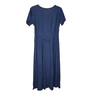 crossroads denim dress Vintage 90s Y2K Teachercore Cottagecore 8 Adjustable Slim Fit Navy Black ID493621 Maxi dresses or pair with boots Color:Black and White Stripe