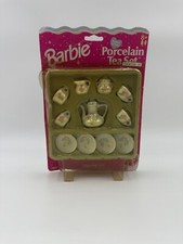 Barbie "PORCELIAN TEA SET" SERVICE FOR FOUR 1998 TOOTSIETOY 10830