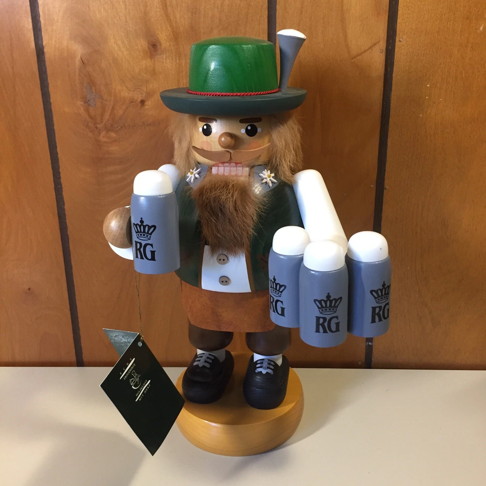 Richard Glasser Nutcracker RG Erzgebirgische Volkskunst Seiffen Germany