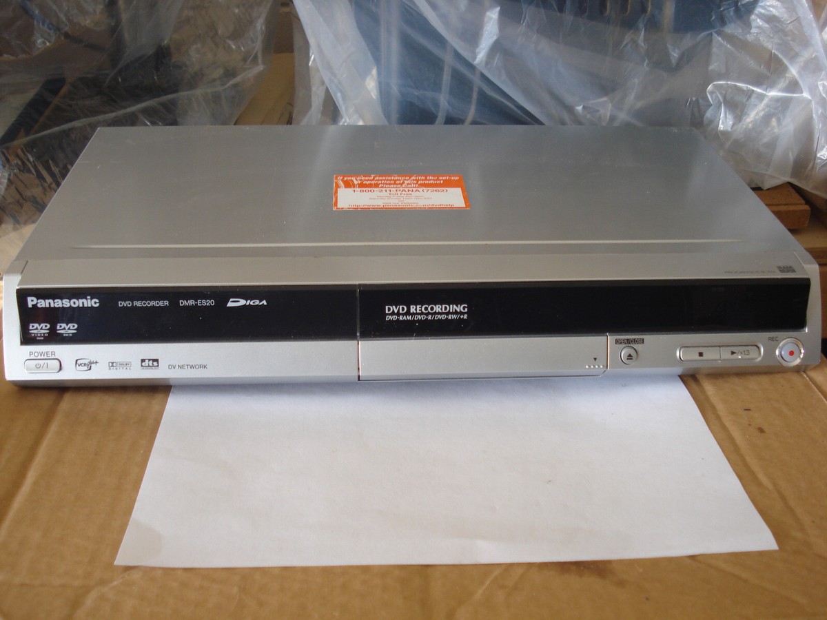 Panasonic DMR-ES20 DVD Player / Recorder DVD-RAM/ -R / -RW / +R | eBay