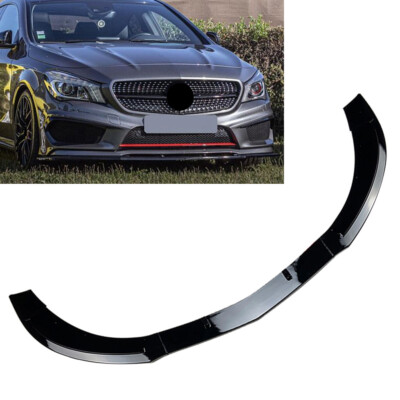 Front Bumper Spoiler Lip For Mercedes Benz CLA Class C117 CLA200 2013-2015 2014