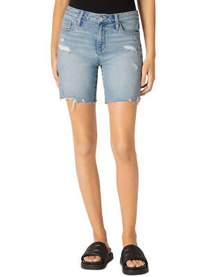 Joe's NWT Women's Distressed Bermuda Denim Cutoff Shorts Blue Size 29