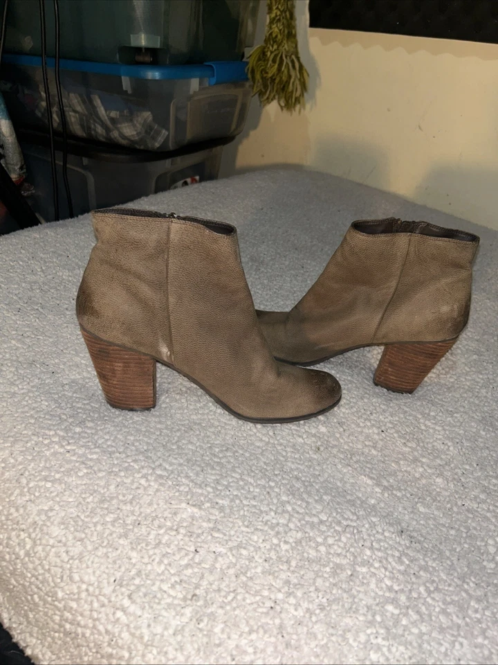 Eastland Amore Loafer Brown Leather Slip-On Wedge Heel Womens Size 9 1/2 W - Image 3 of 4