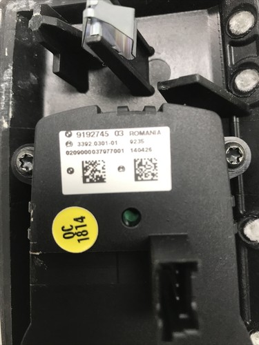 11-15 BMW ALPINA B7 DASH HEADLIGHT FOG DIMMER LIGHT SWITCH CONTROL 61319192745 - Picture 4 of 4