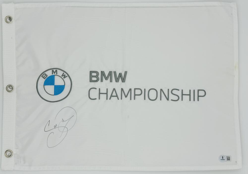 JASON DAY Autographed Signed BMW CHAMPIONSHIP GOLF PIN FLAG FEDEX PLAYOFFS BAS J62 