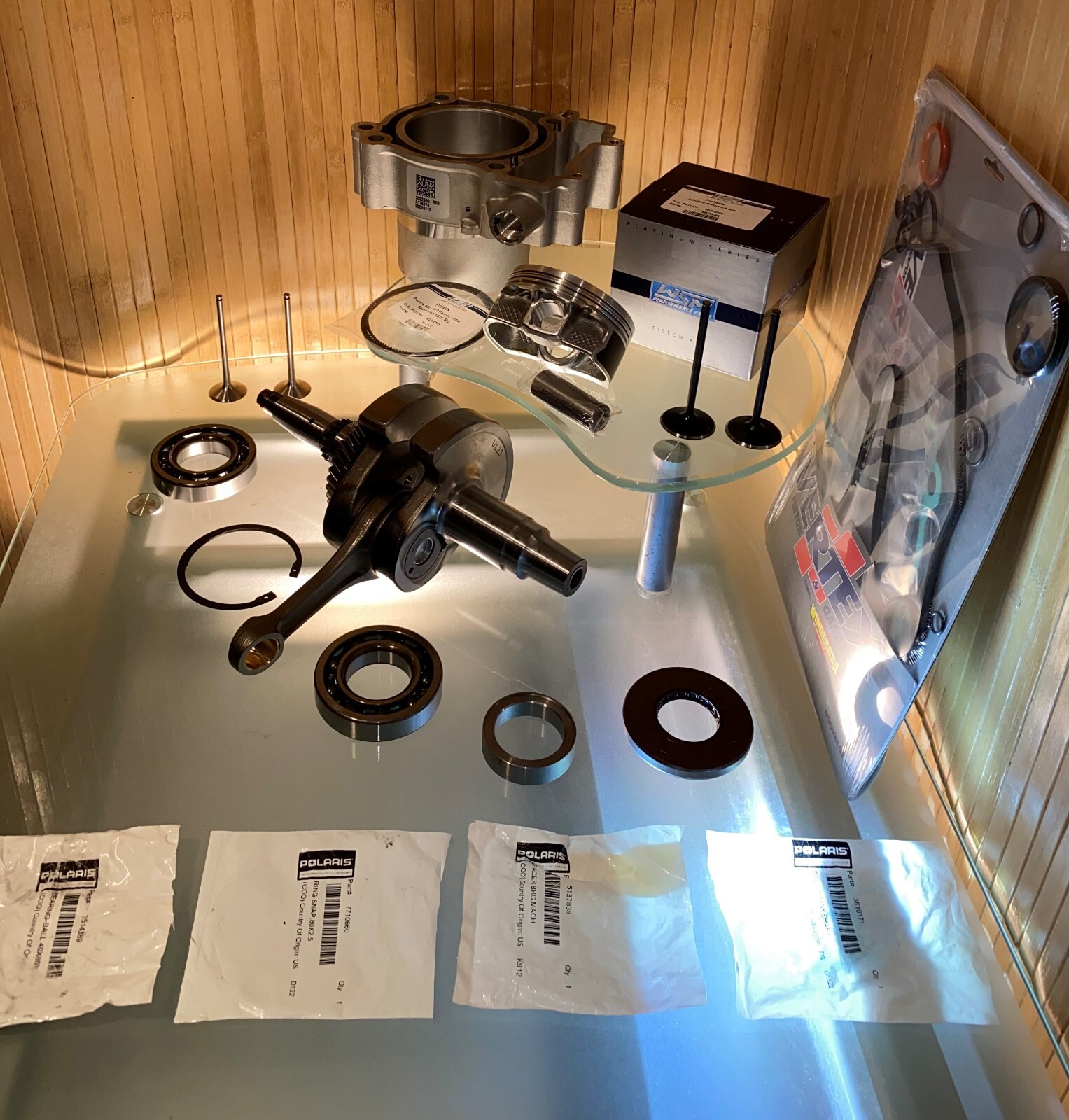 201217 POLARIS RANGER/RZR 570 ENGINE REBUILD Kit/Cylinder Crank+ValVES+Bearings eBay