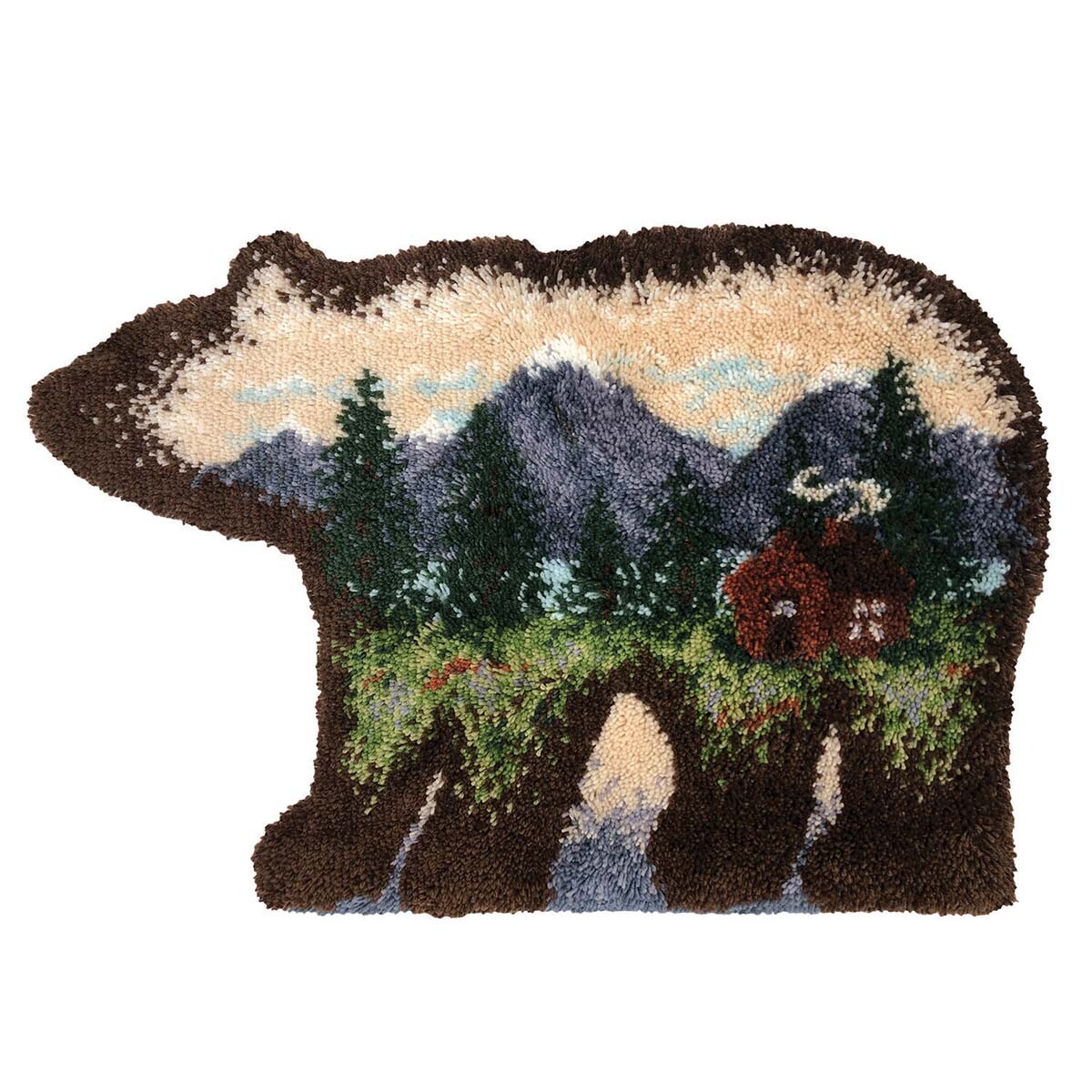 Herrschners® Bear with a View Latch Hook Kit