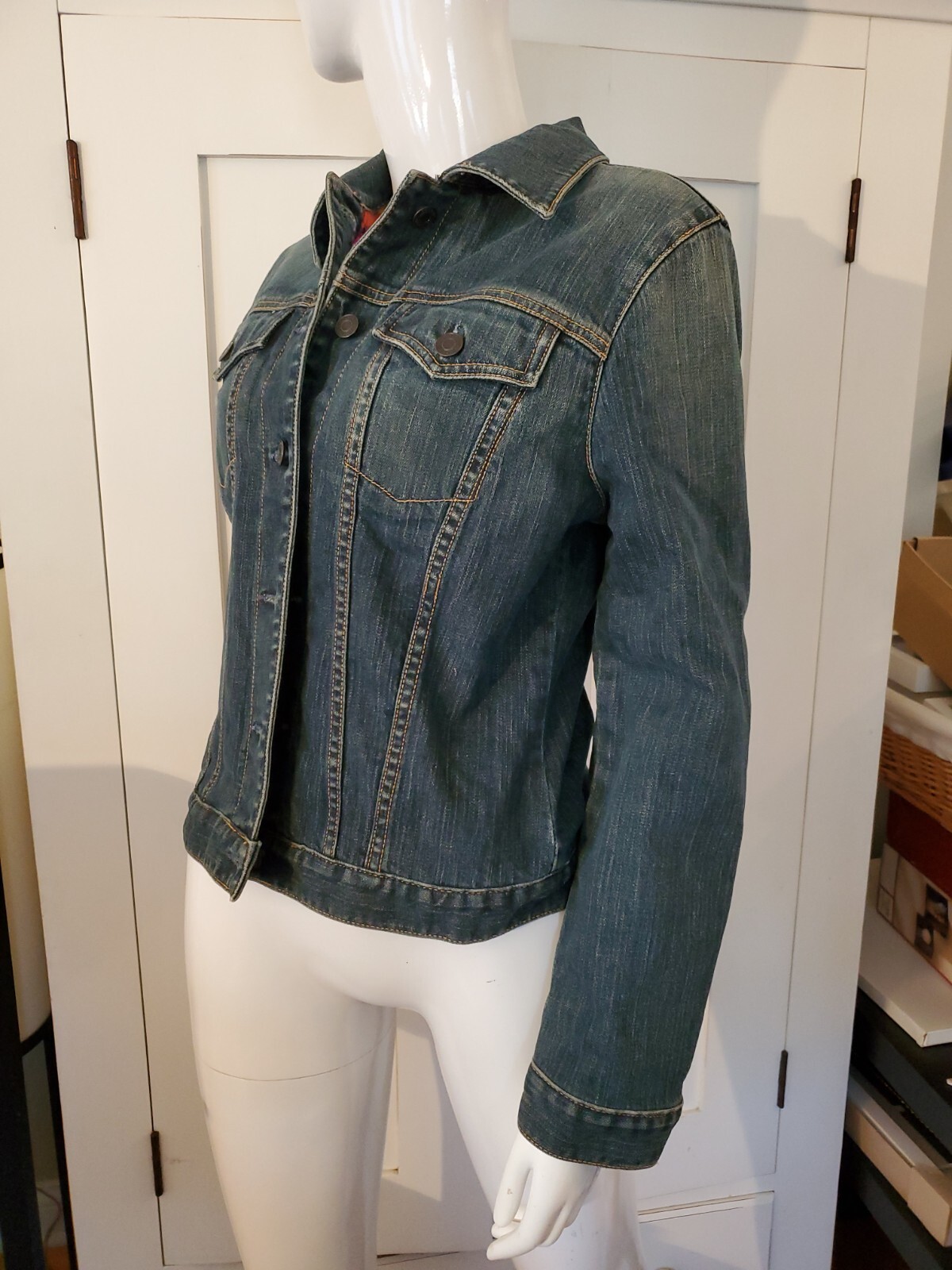Gap Jean Sweater Jacket Small Euc - image 1