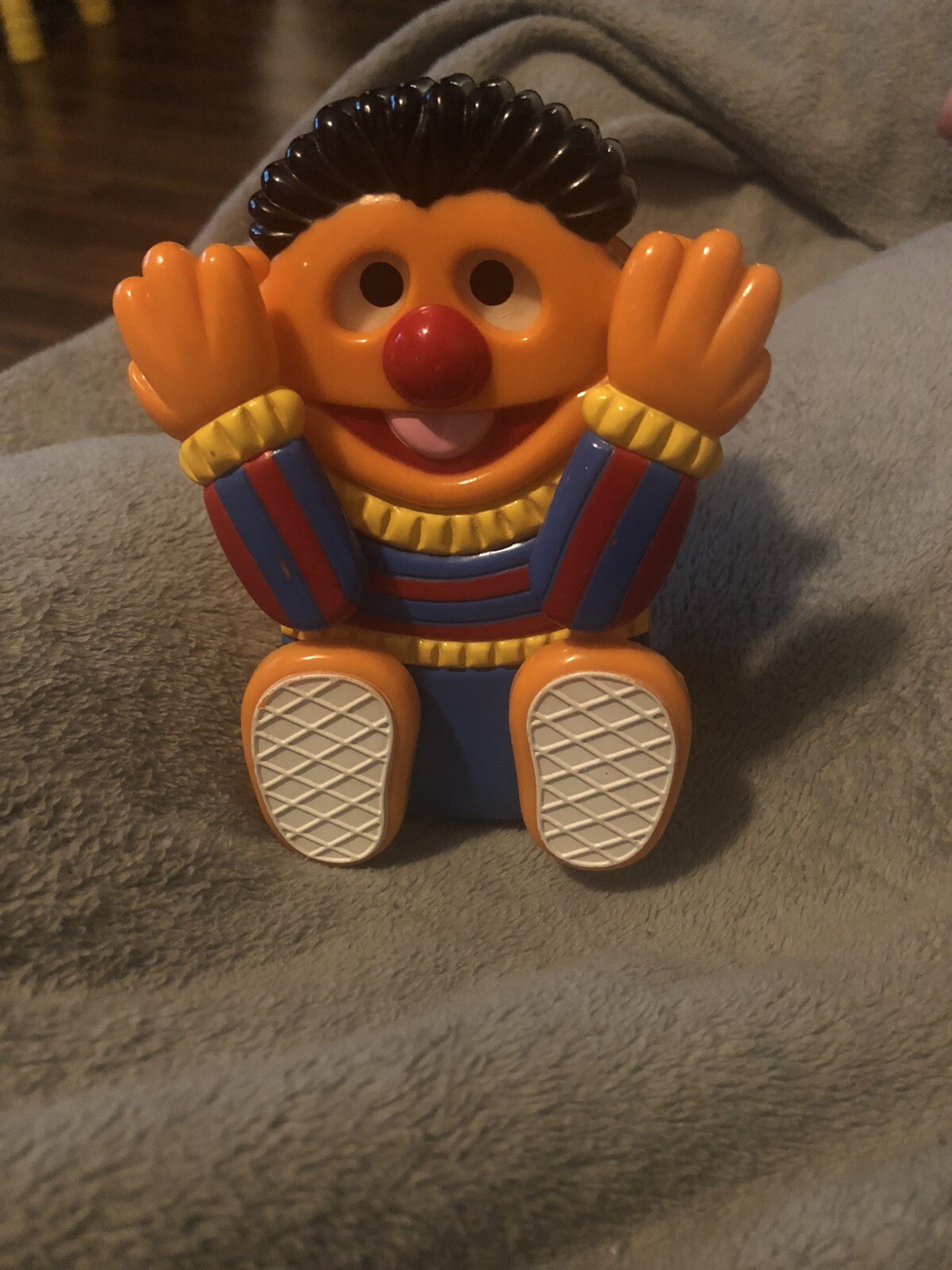 Vintage Ilco Peek A Boo Musical Ernie Toy By Henson Aka Sesame Street