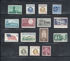 1959 - Commemorative Year Set - US Mint Never Hinged Stamps 7 DAY SALE PRICE