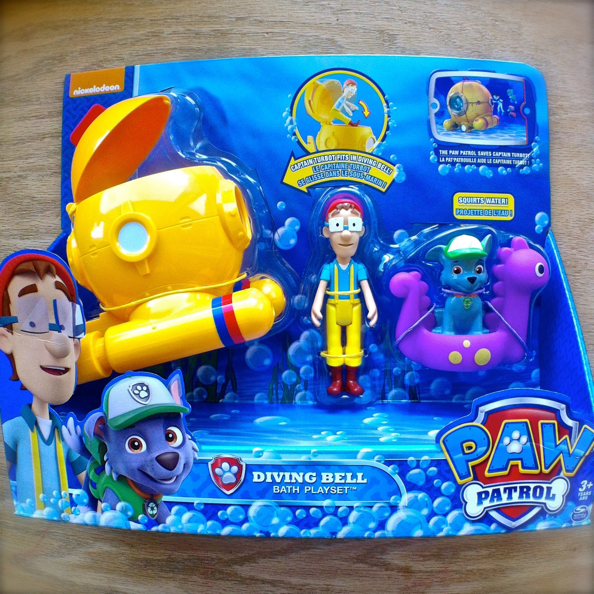 Figurine véhicule Nickelodeon PAW PATROL DIVING BELL CAPITAINE