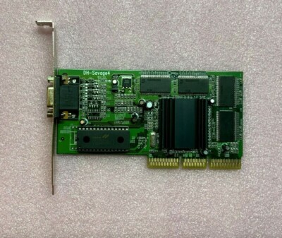 S3 Savage4 AGP VIDEO CARD 8MB 1368MLA 94V-0 Vintage Graphics