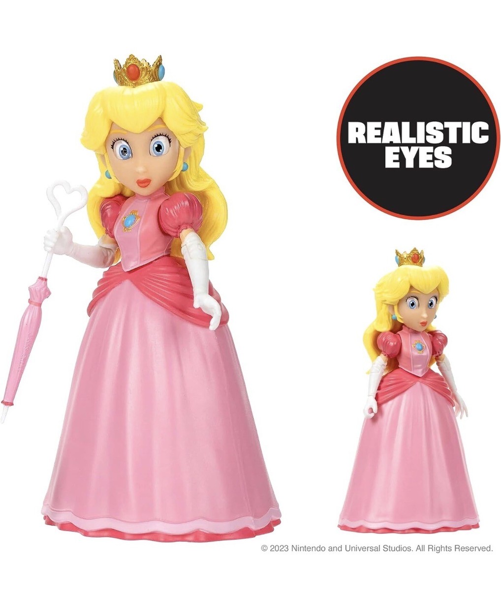 2023 JAKKS The Super Mario Bros. Movie - PRINCESS PEACH Action