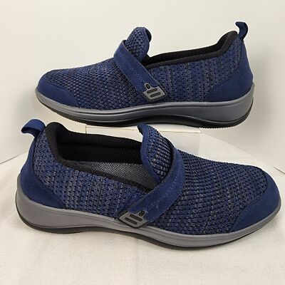 OrthoFeet 823 Women's Blue Quincy Stretch Arch Support Size 8M