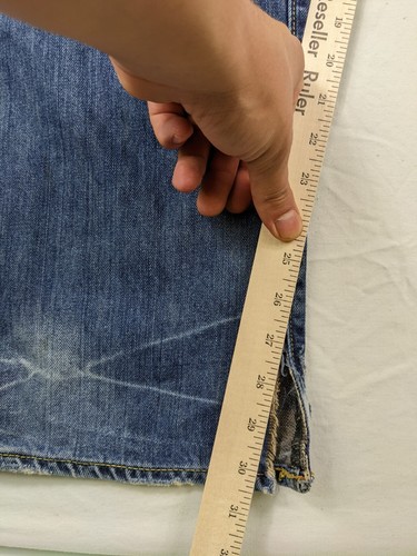 Ed Hardy By Christian Audigier Wide Leg Denim Jeans Herren Hose Gr. 44x32 Blau - Bild 18 von 18