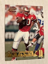 SAN FRANCISCO 49ERS William Floyd 1997 pacific insert football card see scan