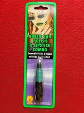Halloween Green Nail Polish  Lipstick Combo