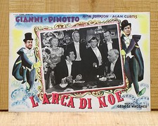 L'ARCA DI NOè poster fotobusta Bud Abbott Costello Poker Naughty Nineties B93