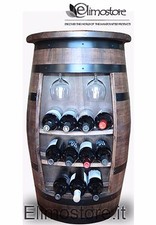 Cantinetta mezza Botte botti legno massello portabottiglie per bottiglie