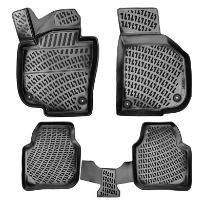 Car Floor Mats Liners For Skoda Superb 2008-2015 All Season Heavy Duty 3D Rugs