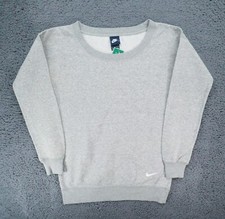 Nike Women Jumper Sweatshirt XS Pullover Jumper Relax Fit Running, Grey