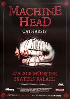 Machine Head - Catharsis World, MüNster 2018 | Konzertplakat | Poster