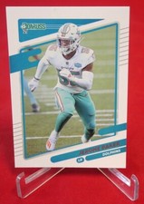 Jerome Baker Football Card NFL 2021 Donruss #67 Mint